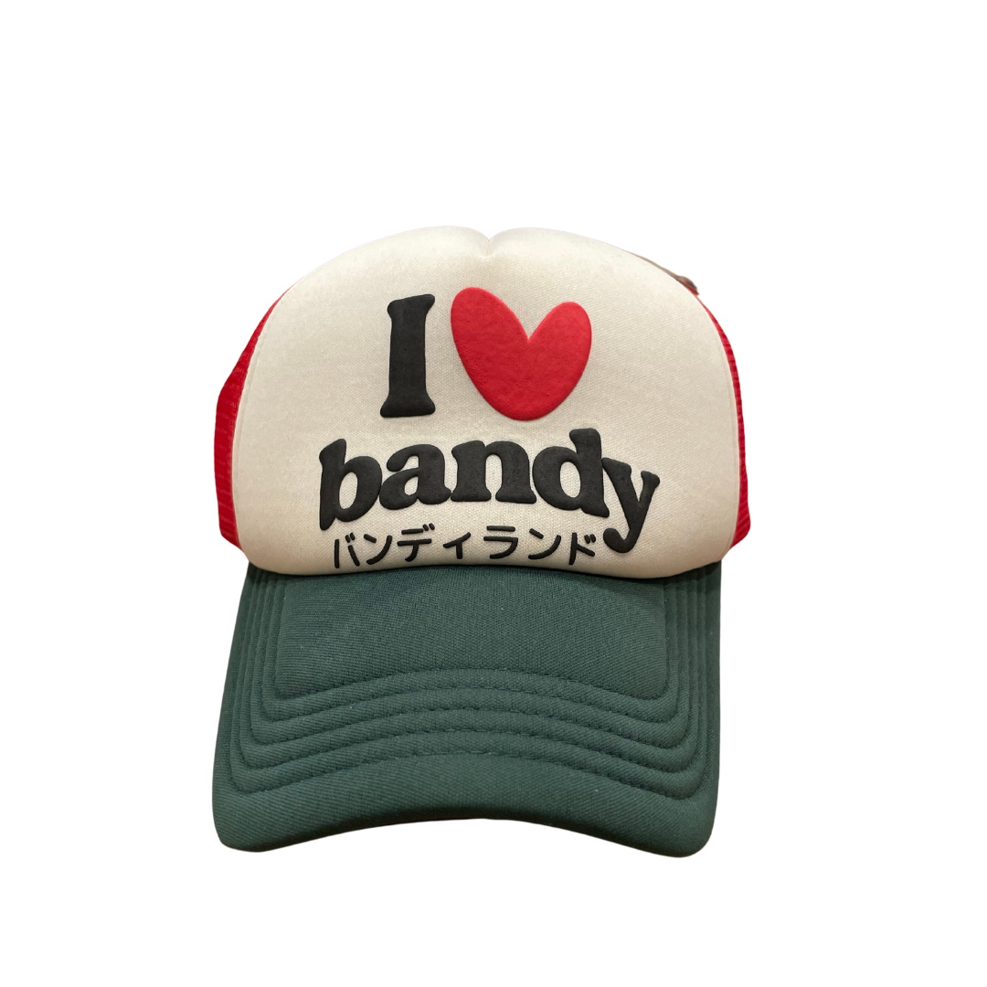 RARIE'S NOVELTY HAT: "I <3 BANDY"